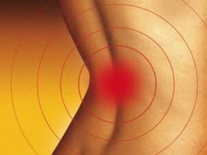Lower back pain with osteochondrose