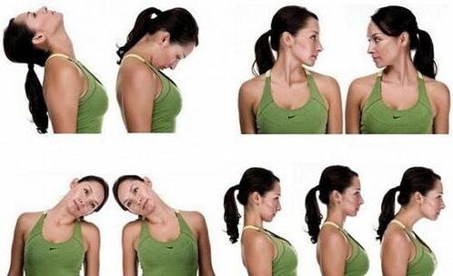 Gymnastics for neck with osteochondrose