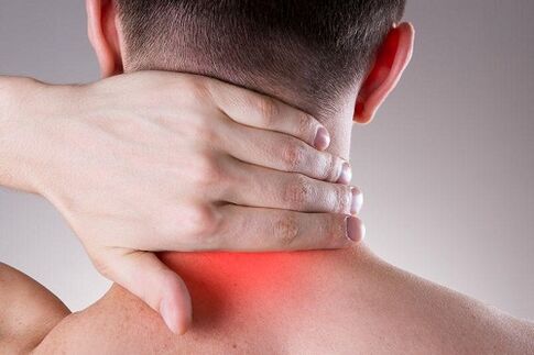 Pain osteochondrosis in the neck